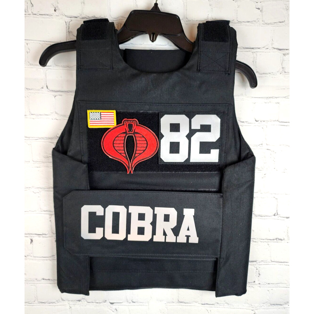 GI JOE Kitch Tech COBRA Freeze Novelty Tactical Vest Adult Sz Medium RARE